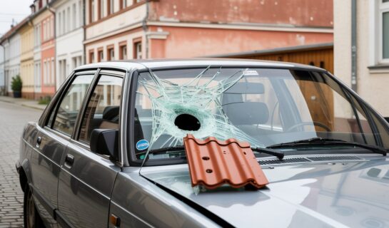 Dachziegel auf Auto: Muss der WEG-Verwalter bei Mängeln haften?